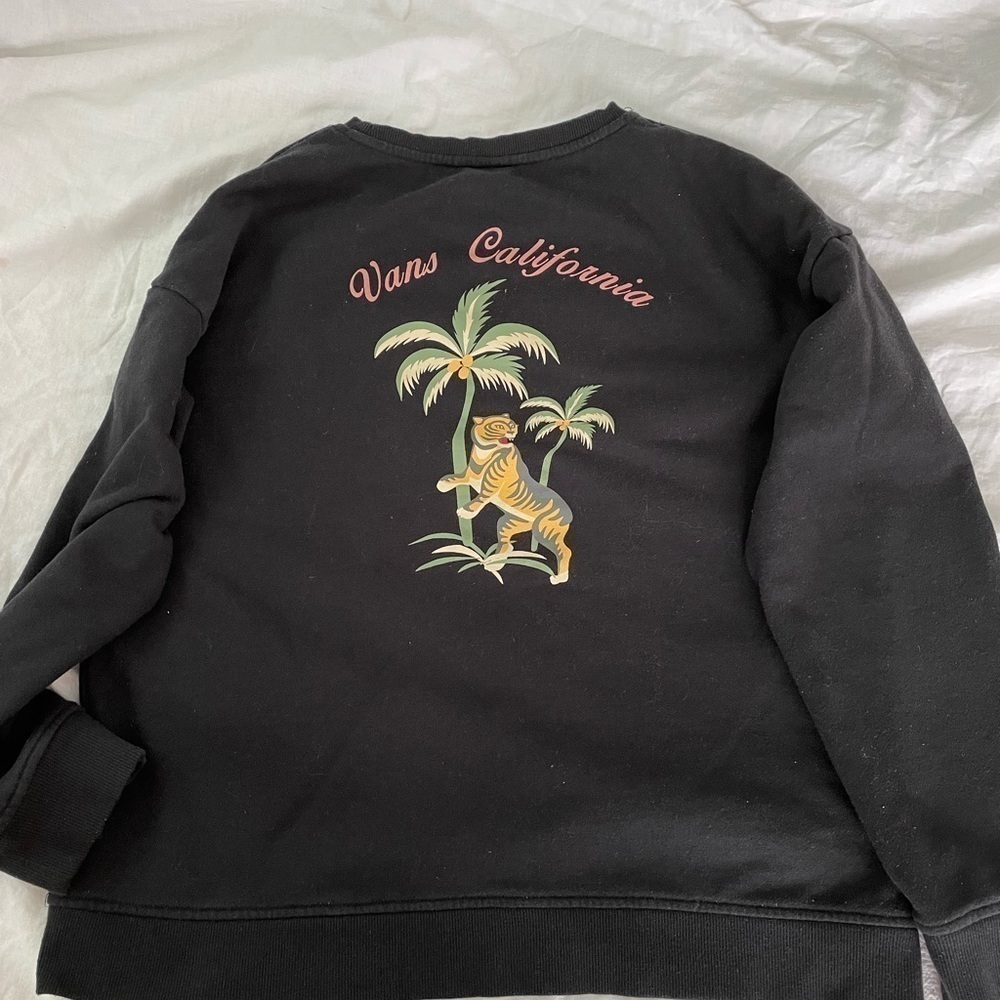 Vans California Tiger Palm Tree Graphic Sweatshirt